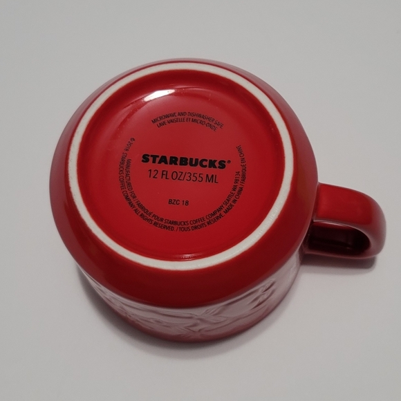 Starbucks Valentines Red Heart Mug 12oz 2018 - Picture 2 of 4